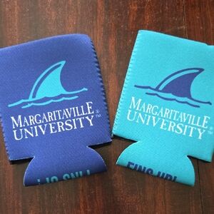 Margaritaville Blue and Teal Can Coolers
